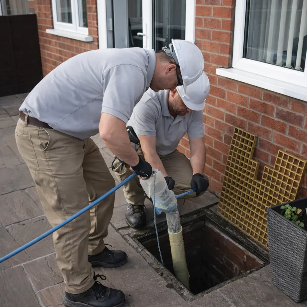 Blocked drain repair service in Hampton